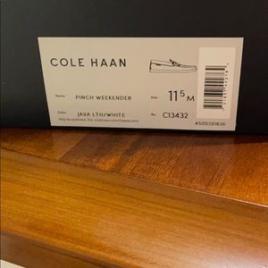 Cole Haan brown leather loafer brand new in box